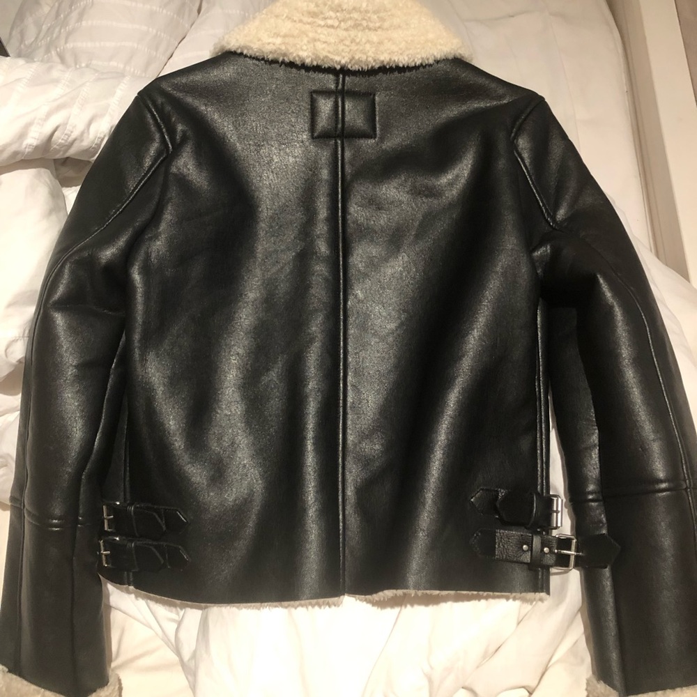 Fur leather jacket - Picture 3 of 3